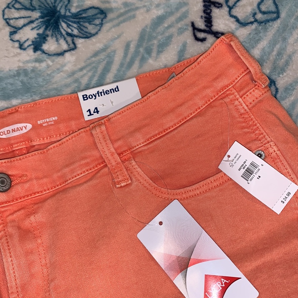 Orange Old Navy Denim Shorts - Picture 3 of 4